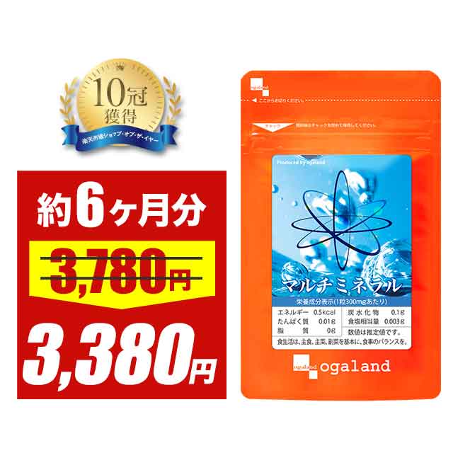 【大特価SALE】マルチミネラル （約6