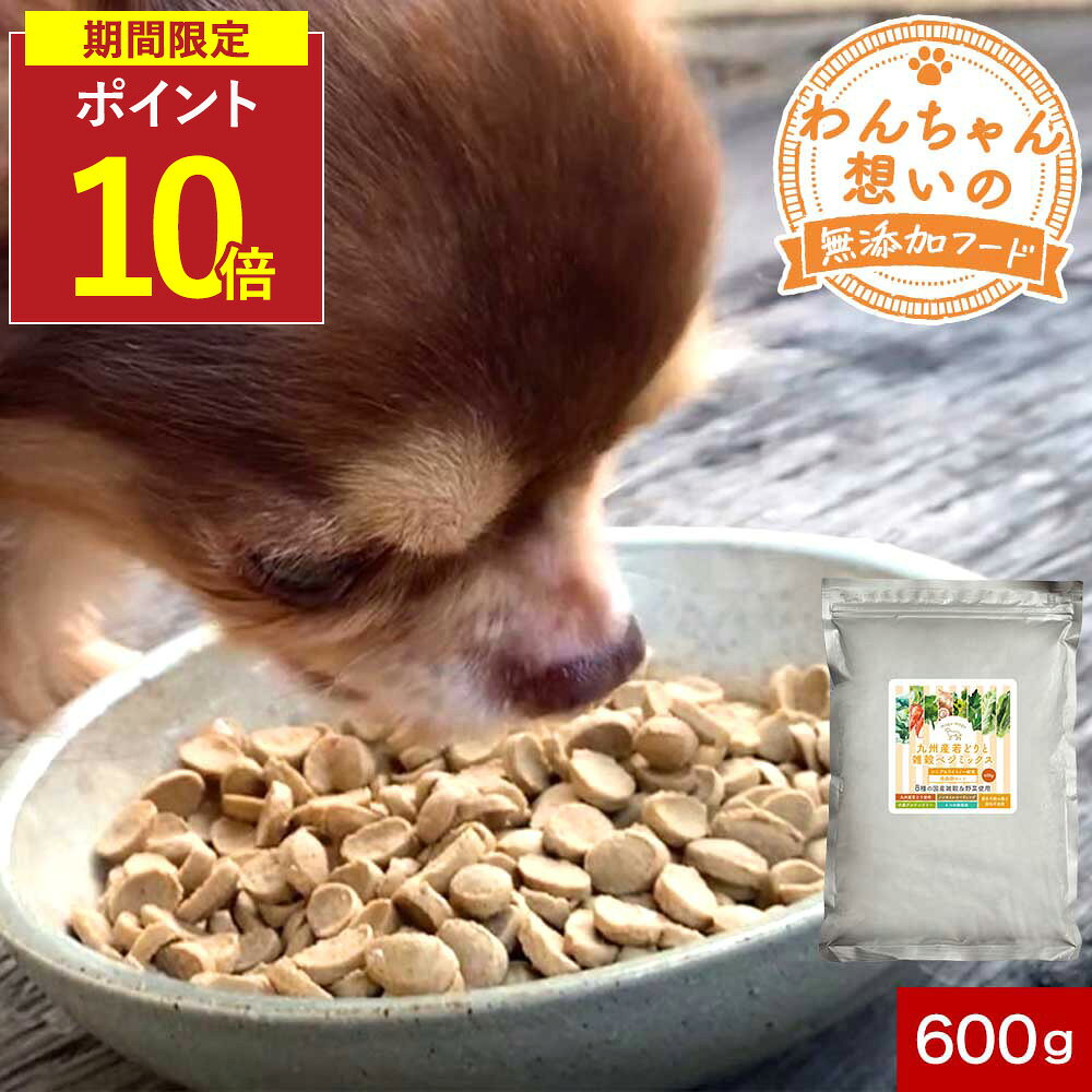 【27日9:59まで！ポイント10倍】シニア＆ダイエット応援★ドッグフード 600g オールステージ 全年齢・全犬種対応 保存料 無添加 ノンオイルコーティング 国産 ドライ 小粒 中粒 超小型犬 小型犬 中型犬 大型犬 腎臓