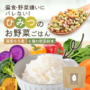 ひみつのお野菜ごはん 300g 【こども 栄養補助 野菜摂取 野菜米 国産もち麦 植物性乳酸菌 オリゴ糖 やさい ブロッコリー 紫芋 かぼちゃ パプリカ ほうれ...