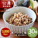 【3000円OFFセール】玄米 パック 玄米パック ごはん ご飯パック スーパー大麦 皮付き 紫もち麦 入り (160g×30食セット) 玄米 レトルト 玄米 ...