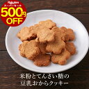 【500円OFFセール!】おからクッキー 米粉 と てんさい糖 の 豆乳おからクッキー 500g ダイエット お菓子 小麦粉不使用 ダイエット食品 置き換え ダイエットクッキー スイーツ クッキー 送料無料 nkdy
