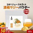 【新発売★クーポンで50%OFF】サジー 粉末 ジュース サジーパウダー 60g 約30日分 【保存料 無添加 有機サジー 鉄分 ビタミンC ポリフェノール ア...
