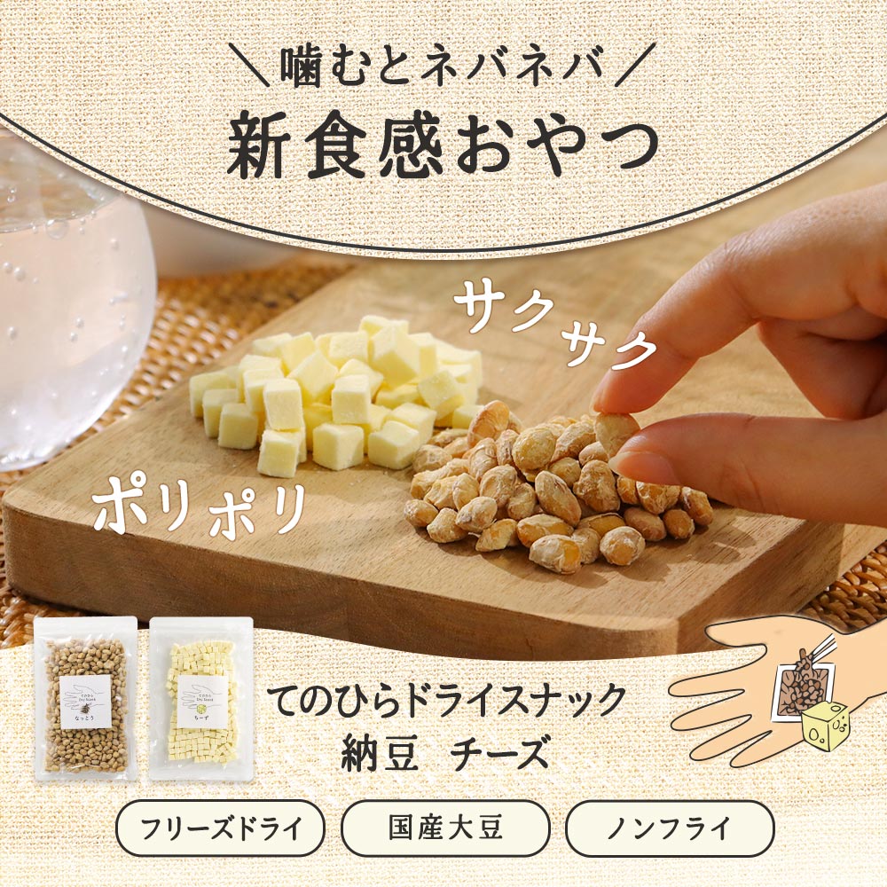 タンパク質 おやつ ドライチーズ 納豆 (70...の紹介画像2