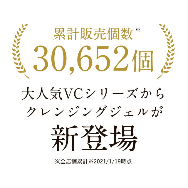 クレンジングジェル 蒟蒻ボール 毛穴 黒ずみ クレンジング 乳酸菌 ジェル洗顔 ダブル洗顔 W洗顔 不要 マツエクOK メイク落とし 化粧落とし 保湿 ビタミンC誘導体 乾燥 低刺激 【VCクレンジングジェル 100g】【VC】 2