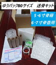 ゆうパック80サイズで送れる 送骨キット (5・6寸の骨箱用,6・7寸骨壺用) 遺骨(骨壺/骨壷)を送る専用梱包キット 骨壷骨箱用段ボール 無縁遺骨