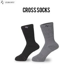 【ネコポス対応】イオンスポーツ ゼロフィット クロスソックス ミドル ZEROFIT CROSS SOCKS MIDDLE 男女兼用