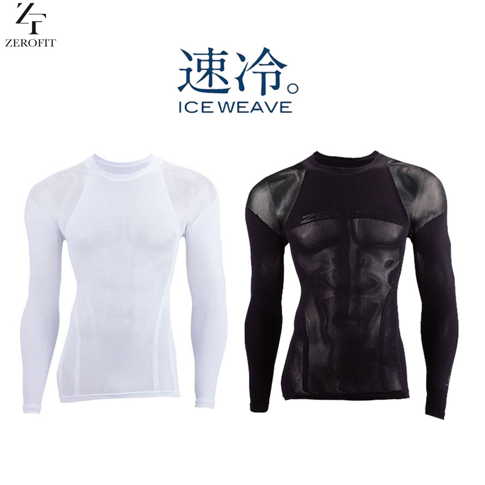 【メール便対応】イオンスポーツ ゼロフィット アイスウィーブ クルーネック ロングスリーブ EON SPORTS ZERO FIT ICE WEAVE