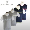 ハリールイド(HALYRUID) 胸ロゴ ニットベスト メンズ