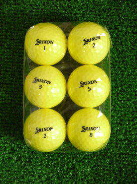 【Aランク】ダンロップ スリクソン Zスター 2017年 イエロー 6個入り 業者選別 ロストボール DUNLOP SRIXON Z-STAR