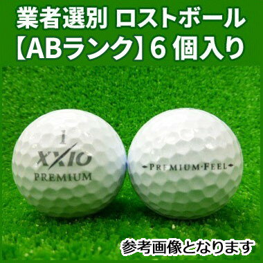 ダンロップ ゼクシオ プレミアム 2014年 ロイヤルプラチナ 6個入り 業者選別 ロストボール DUNLOP XXIO PREMIUM FEEL