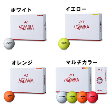 本間ゴルフ A1 ボール 1ダース ゴルフボール HONMA GOLF