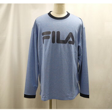 【アウトレット】FILA 長袖 スウェット トレーナー 薄手 インクブルー FM4345 メンズ