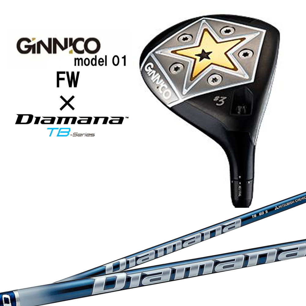 イオンスポーツ ジニコ モデル01 フェアウェイウッド ディアマナ TBシリーズ GINNICO model01 DIAMANA TB Fairway wood オリジナルカスタム