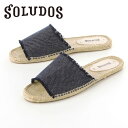 【アウトレット 送料無料】ソルドス エスパドリーユスライドサンダル デニムジュートサンダル SOLUDOS OPEN TOE SLIDE SANDAL【同梱不可...