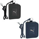 PUMA プーマ 財布 2つ折り ウォレット 小銭入 コインケース ストラップ付 小学生 男の子 クツワ ラージコインポケットウォレット【 PM380 】