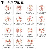 【両カラー用】シヤチハタ【送料無料】ネーム9別注品9.5ミリしゃちはた【★カラーキャップセット】