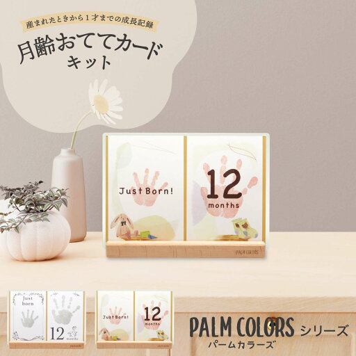 月齢おててカードキット シヤチハタ 月齢おててカードキット シヤチハタ