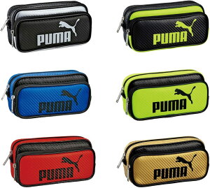 送料無料 クツワ 筆箱 PUMA プーマ カラーカーボンWペンケース 787PM 入学祝 筆箱 小学生 中学校 男の子 筆入れ ペンケース