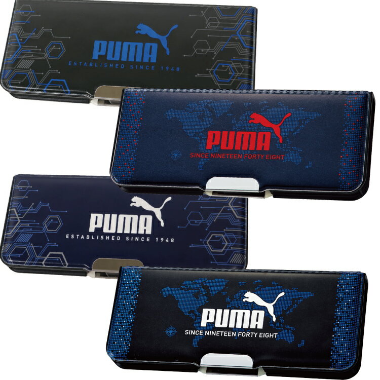 【ショップ・オブ・ザ・イヤー受賞記念クーポン】【プーマ】クツワ PUMA プーマ 筆箱 ピッタントン 2ドア 筆入 ペンケース CH053 小学生 男の子 （削り別売）