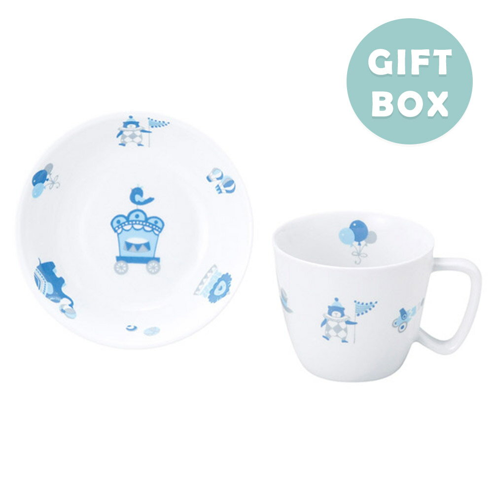 【P10倍】割れにくい 強化磁器 こども用 おやつセット【ギフト箱】【シルク】子供用食器 こども用食器 キッズ用食器 食器プレゼント 食器ギフト 使いやすい食器 ベビー食器 陶磁器セット こども用陶磁器 子供食器 キッズ食器 子供食器一式 はじめての食器 こども食器 幼児