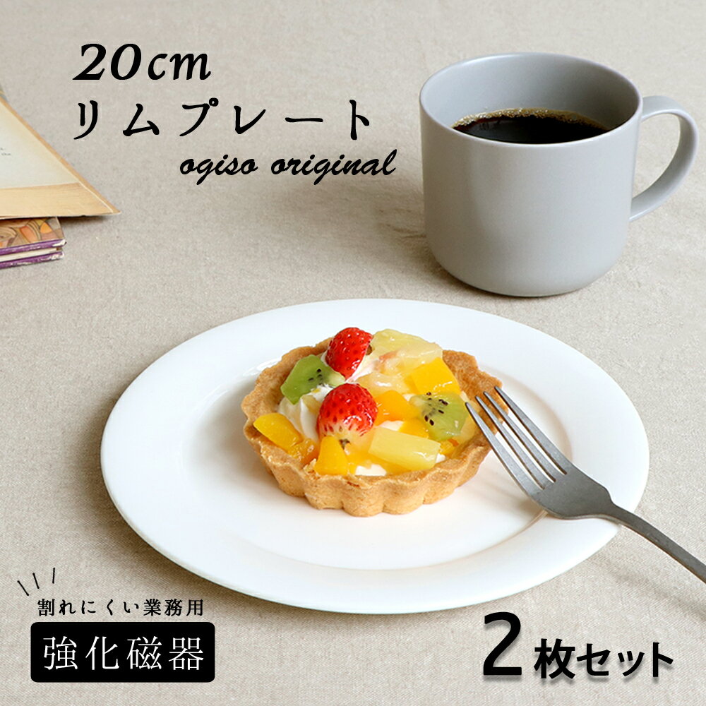 【2枚セット】プレート 皿 お皿 丸皿 食器 強化磁器 磁器 割れにくい シンプル ホテル レストラン 業務用 キッチン …