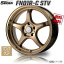 5ZIGEN FN01R-C STV ブロンズクリア 17インチ 5H100 7J+45 4本 業販4本購入で送料無料(2)