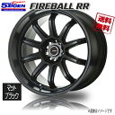 5ZIGEN FIREBALL RR MTB マットブラック 18インチ 5H114.3 10.5J+15 4本 業販4本購入で送料無料 ドリケツ シルビア 180SX チェイサー Z34