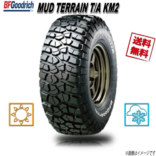 255/75R17 111/108Q 4本 BFグッドリッチ マッドテレーン T/A KM2 LRC GO MUD TERRAIN オールシーズン 2..