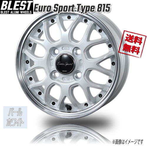 Rakuten - BLEST Euro Sport Type 815 パールホワイト 15インチ 4H100 5J+45 1本 業販4本購入で送料無料