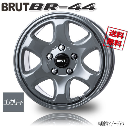 16 inches - BRUT BR-44 コンクリート 16インチ 5H114.3 6.5J+30 1本 77.8 業販4本購入で送料無料