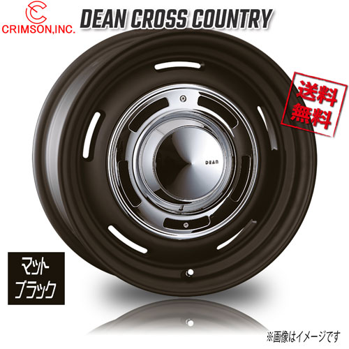 CRIMSON DEAN クロスカントリー マットブラック 17インチ 6H139.7 8J+20 4本 106.2 業販4本購入で送料無料