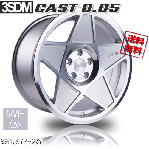 16 inches - 3SDM CAST 0.05 シルバーカット 16インチ 4H108 8J+25 1本 73 業販4本購入で送料無料