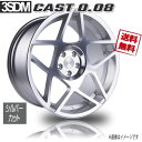 3SDM 0.08 CAST シルバーカット 20インチ 5H120 9J 18 1本 72.6 業販4本購入で送料無料