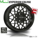 MLJ HYPERION CALMA サテンブラック 14インチ 4H100 5J+45 4本 67.1 業販4本購入で送料無料