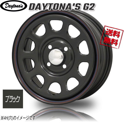 Rakuten - 森田システム DAYTONA'S G2 ブラック 16インチ 5H114.3 7J+33 4本 840 業販4本購入で送料無料