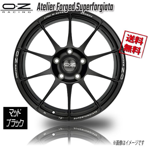 OZレーシング OZ Atelier Forged Superforgiata マットブラック 20インチ 5H120.65 12J+48 4本 70,1 業販4本購入で送料無料