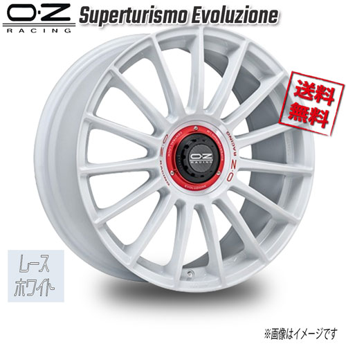 Rakuten - OZレーシング OZ Superturismo Evoluzione レースホワイト 18インチ 5H112 8J+48 4本 75 業販4本購入で送料無料