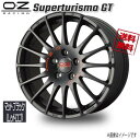 OZレーシング OZ Superturismo GT マットブラック(レッドロゴ) 17インチ 5H114.3 7J 45 1本 75 業販4本購入で送料無料