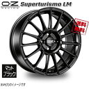 OZレーシング OZ Superturismo LM マットブラック 18インチ 5H108 8J+45 4本 75 業販4本購入で送料無料