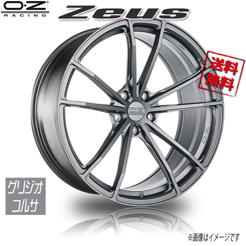 OZレーシング ゼウス グリジオコルサ 21インチ 5H112 11.5J+50 4本 66.46 業販4本購入で送料無料