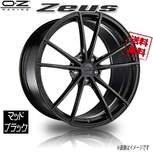 OZレーシング ゼウス マッドブラック 21インチ 5H114 10.5J+40 4本 67.04 業販4本購入で送料無料