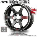 RAYS VolkRacing TE37 SONIC SL PG Pressed Graphite 16インチ 4H100 5.5J 44 4本 4本購入で送料無料 アルトワークス エッセ ミラ