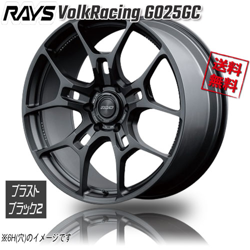 Rakuten - RAYS VolkRacing G025GC ブラストブラック2 BT 22インチ 5H130 10J+48 4本 71.6 送料無料