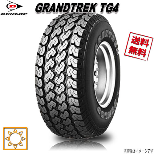 145R12 6PR 4本セット ダンロップ GRANDTREK TG4 グラントレック 夏タイヤ 145-12 DUNLOP