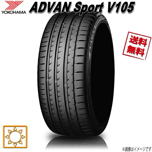 サマータイヤ 送料無料 ヨコハマ ADVAN Sport V105S アドバンスポーツ 295/35R19インチ (104Y) 4本セット YOKOHAMA