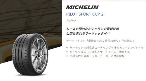 285/30R20 99Y XL 1本 ミシュラン PILOT SPORT CUP 2 MO1 夏タイヤ 285/30-20 0