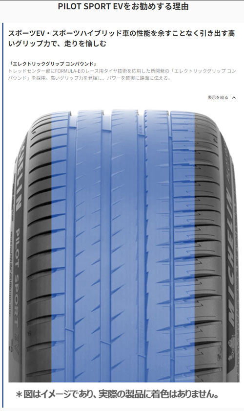 265/40R20 104Y XL 1本 ミシュラン PILOT SPORT EV AO 夏タイヤ 265/40-20 0