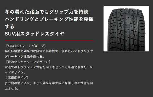 235/55R19 105H XL 4本 グリップマックス Ice X SUV ブラックレター スタッドレス 235/55-19 業販4本購入で送料無料 GRIPMAX 2