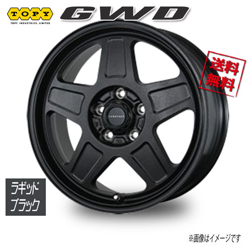 Rakuten - トピー GWD ラギッドブラック 16インチ 5H139.7 5.5J+0 4本 108.5 業販4本購入で送料無料