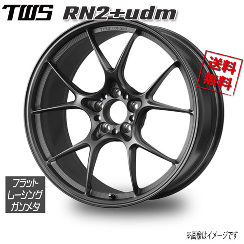 TWS TWS RN2+udm フラットレーシングガンメタ 20インチ 5H114.3 11J+20 4本 66.1 業販4本購入で送料無料